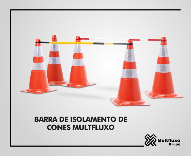 Redução de Riscos com Barra de Isolamento de Cones