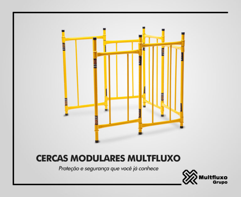Cercas Modulares Multfluxo com proteção, segurança, excelência e qualidade