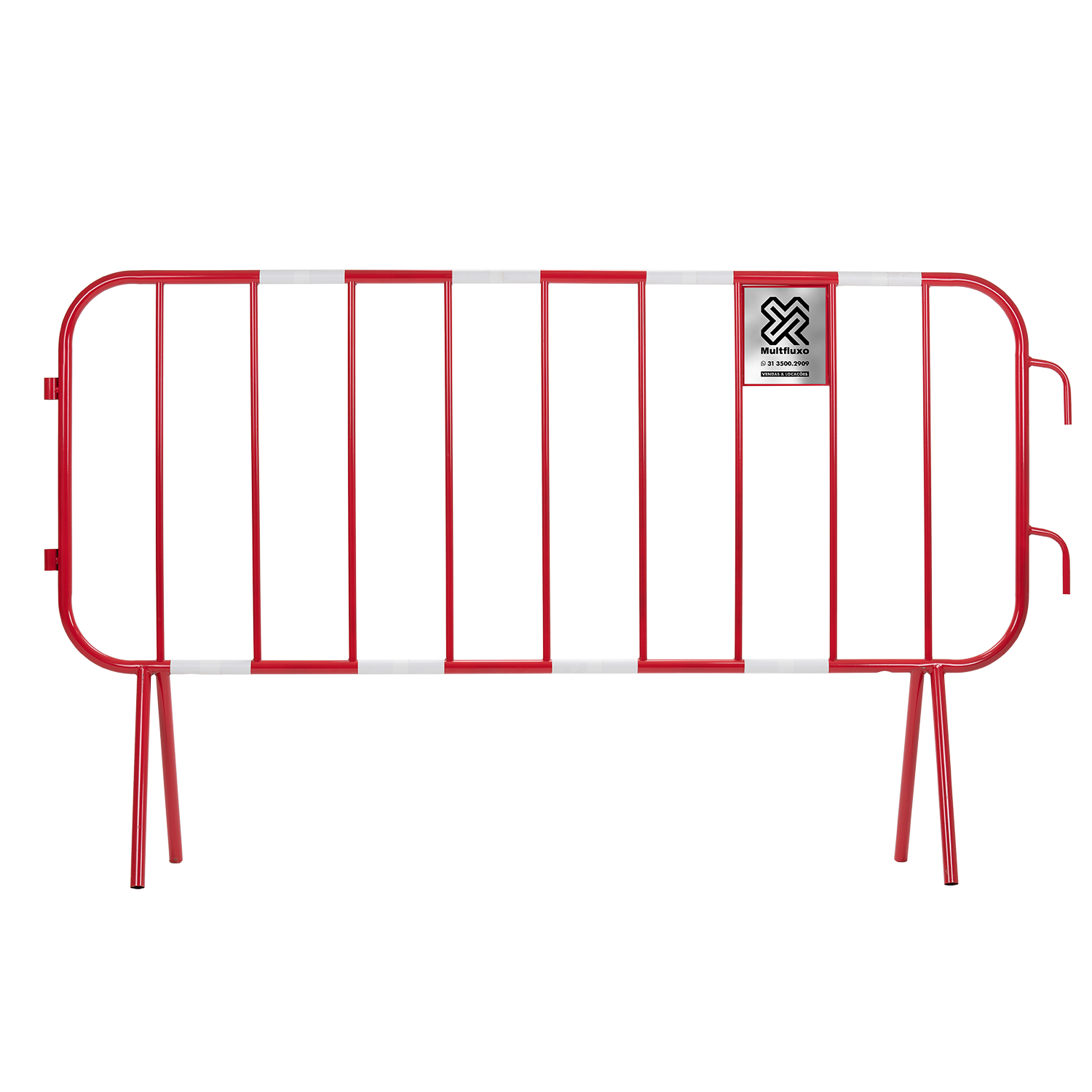 Grade Industrial Multfluxo Vermelho e Branco
