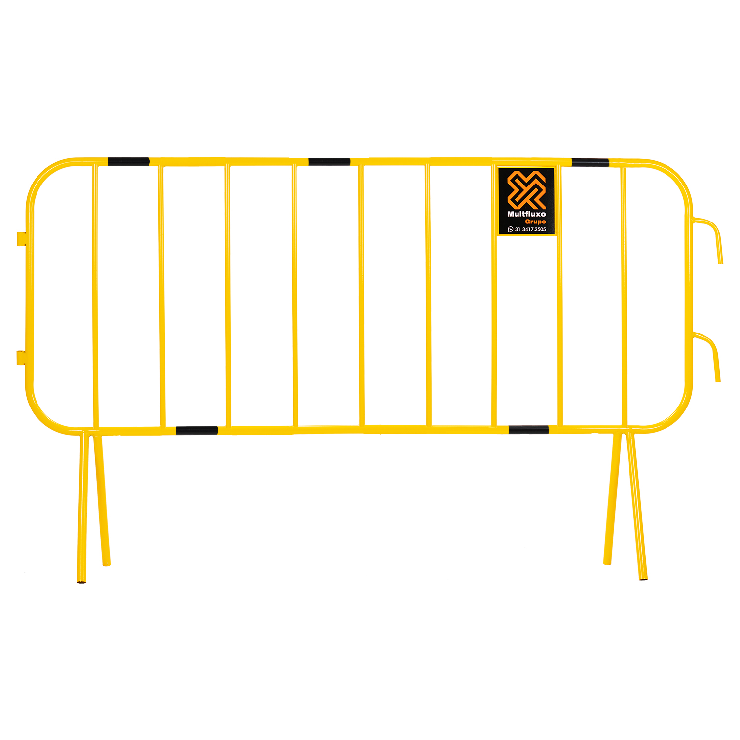 Grade amarela zebrada