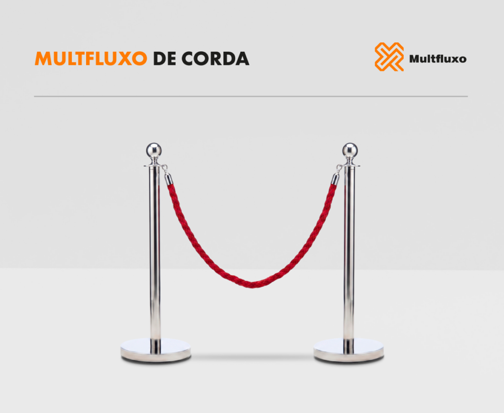Multfluxo de Corda: Controle de Acesso e Elegância em Aço Inox